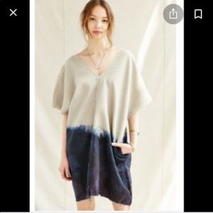 Urban Renewal dip dyed linen sack dress